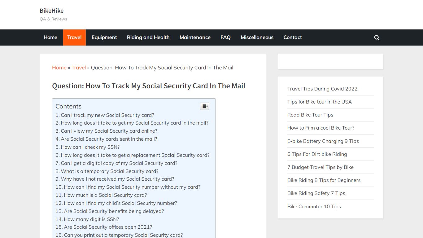 Question: How To Track My Social Security Card In The Mail